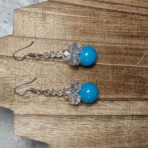 Safari Murano Art Glass Earrings